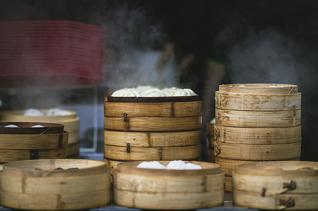 a steamed stuff breakfast store