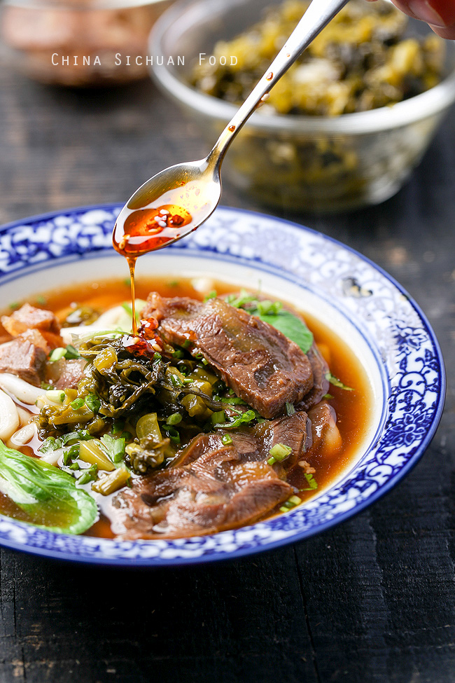 Beef shank noodles