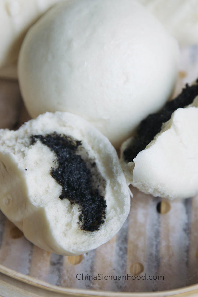 black sesame buns|chinasichuanfood.com