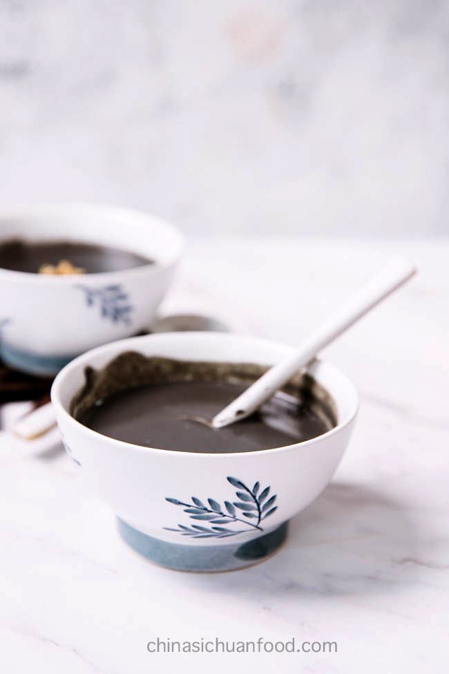 black sesame soup|chinasichuanfood.com