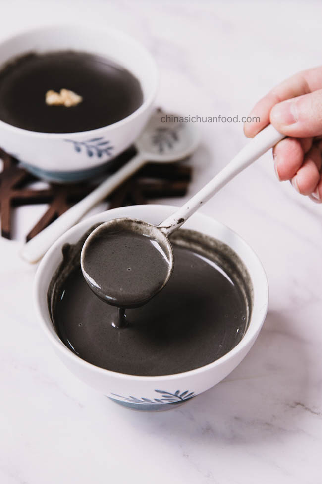 black sesame soup|chinasichuanfood.com