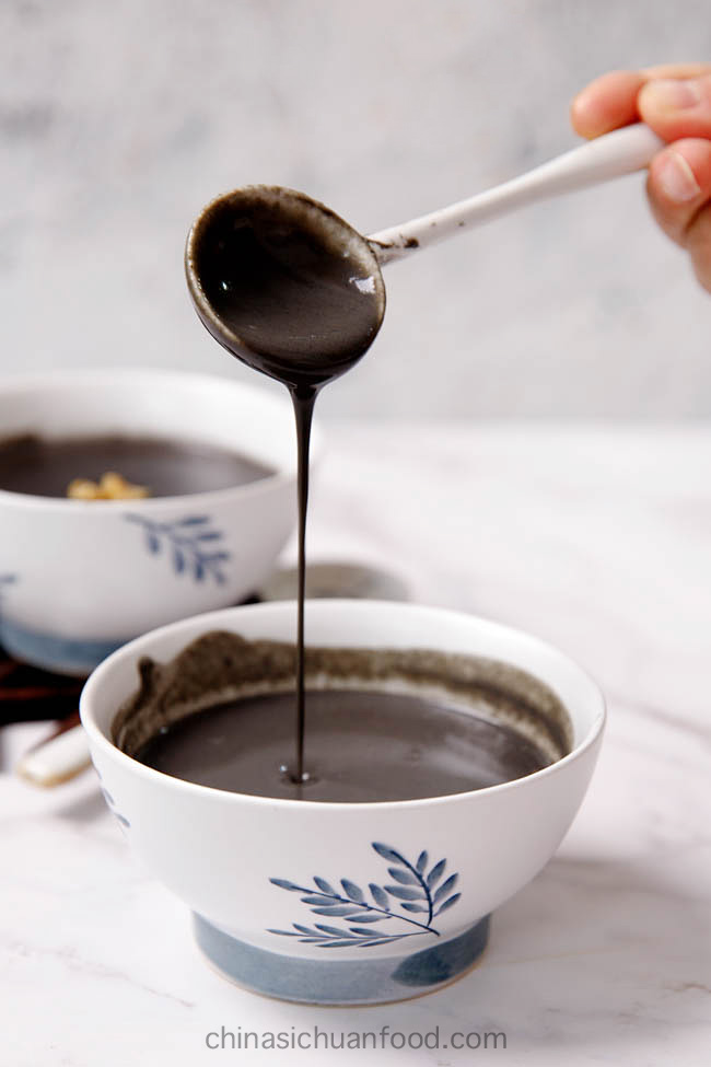 black sesame soup|chinasichuanfood.com