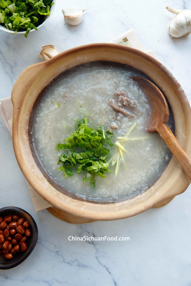 Chinese beef congee|chinasichuanfood.com