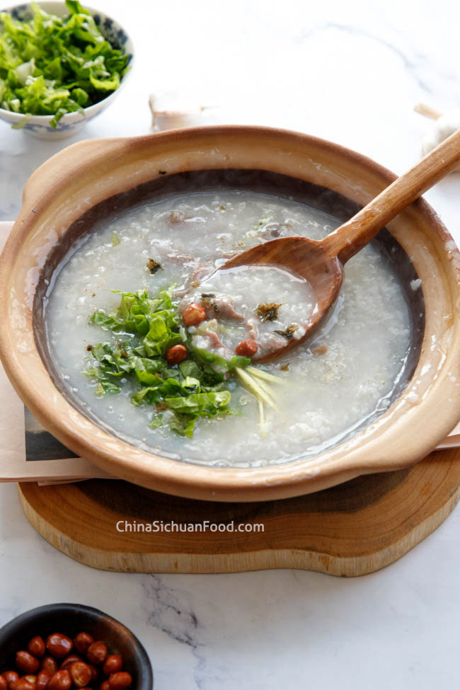 Chinese beef congee|chinasichuanfood.com