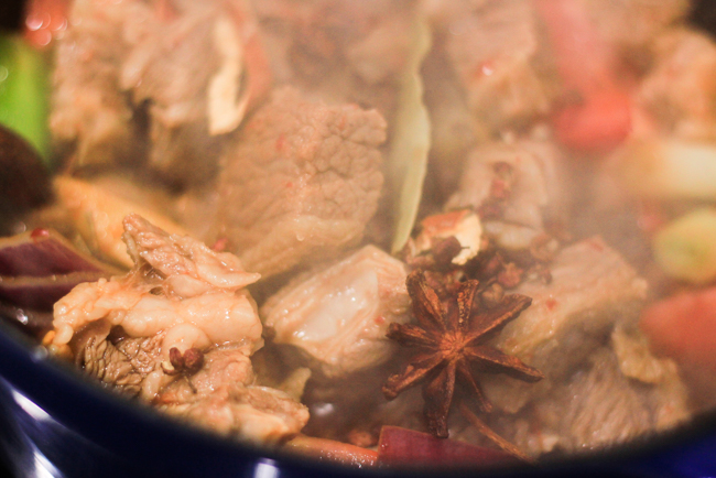 Chinese beef noodle soup