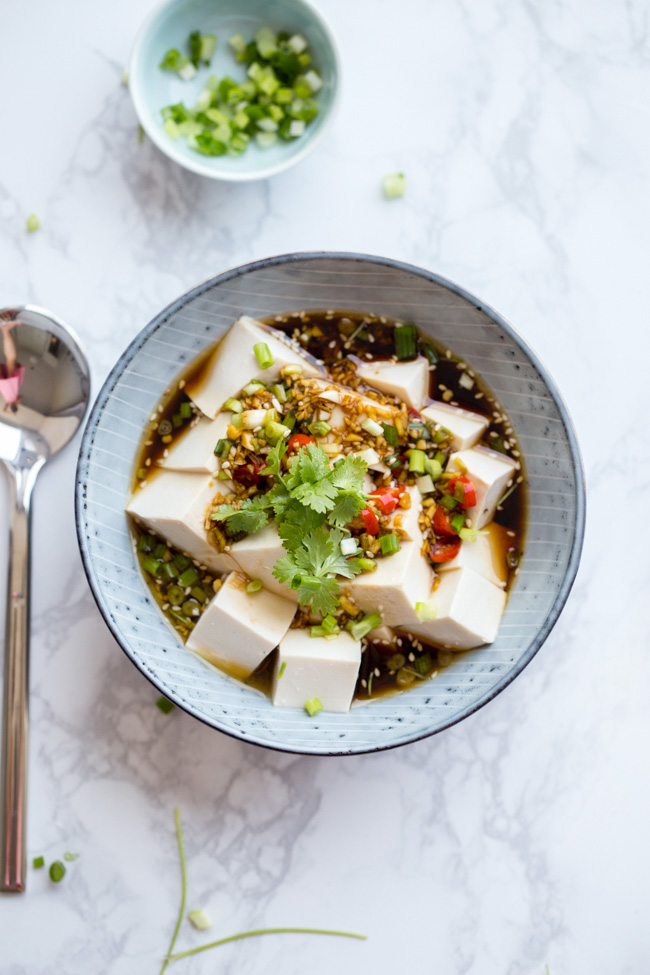 cold tofu salad