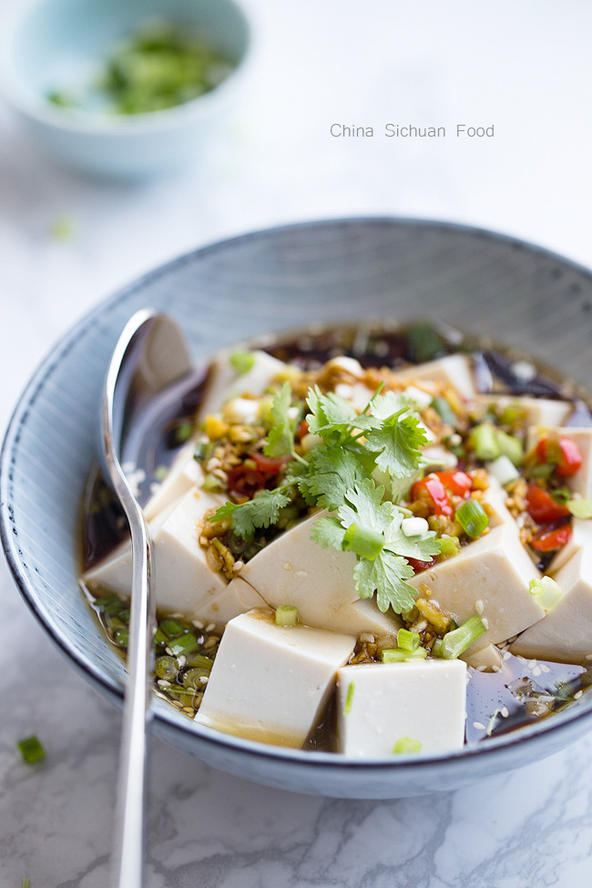 cold tofu salad