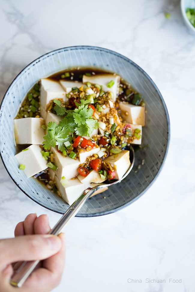 cold tofu salad