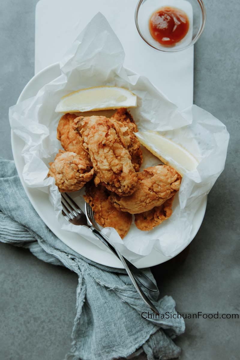 deep fried crispy chicken wings|chinasichuanfood.com