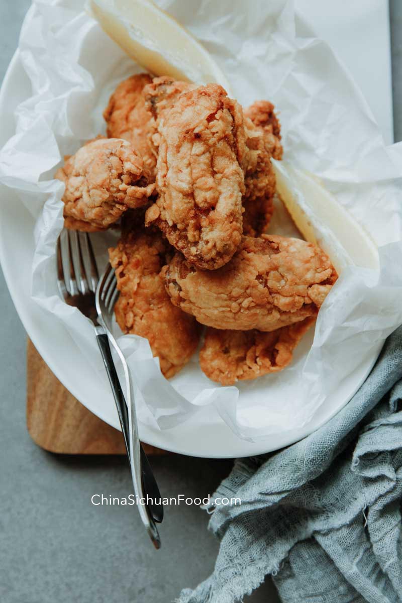 deep fried crispy chicken wings|chinasichuanfood.com