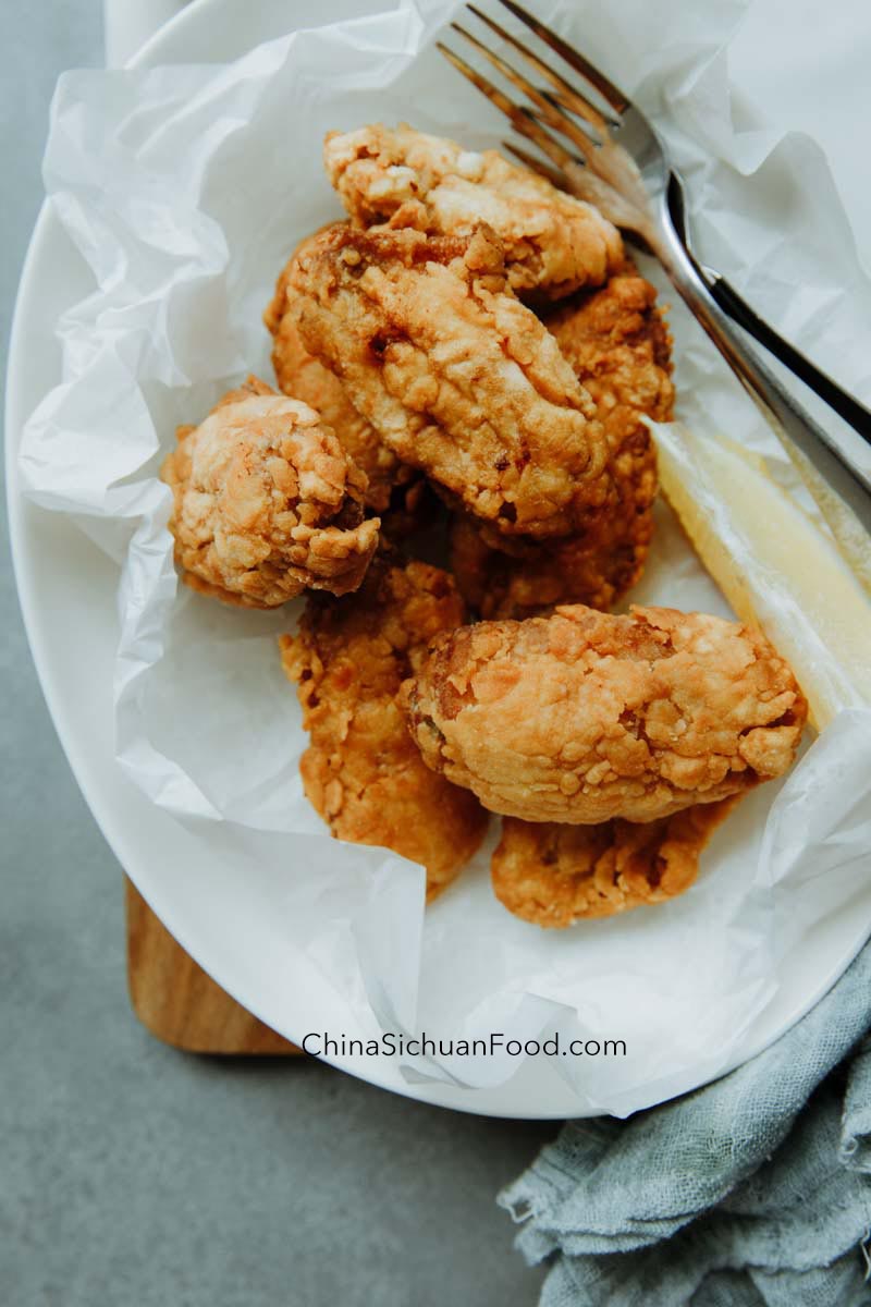 deep fried crispy chicken wings|chinasichuanfood.com