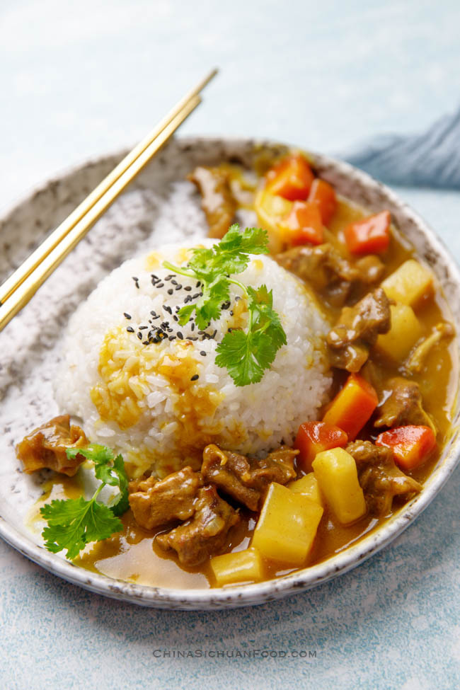 Chinese beef curry | chinasichuanfood.com