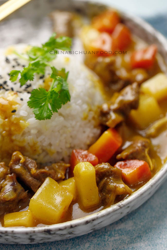 Chinese beef curry | chinasichuanfood.com