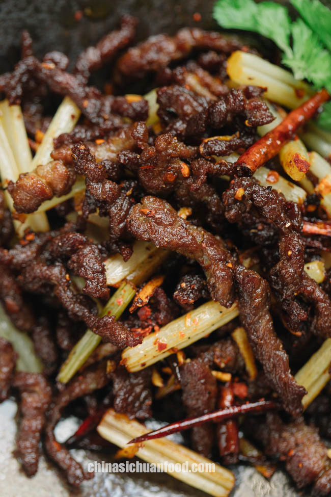 Sichuan Dry Fried Beef