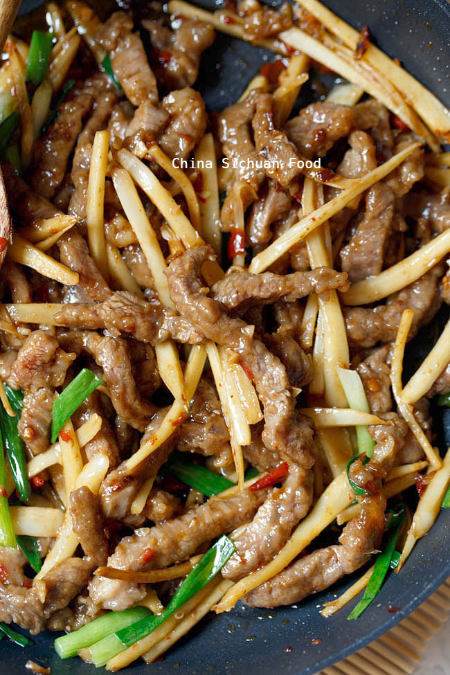 ginger beef stir fry|chinasichuanfood.com