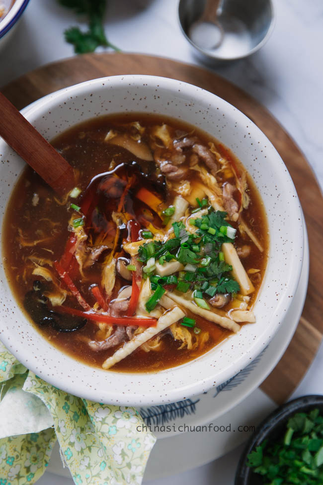 Hot and Sour Soup-Suan La Tang