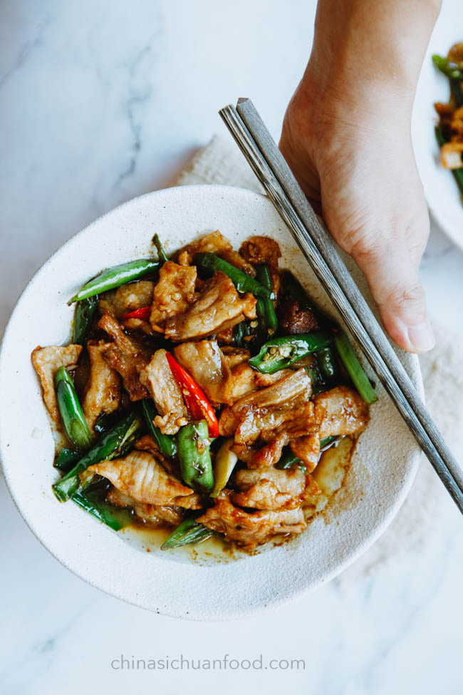 Hunan pork stir fry|chinasichuanfood.com