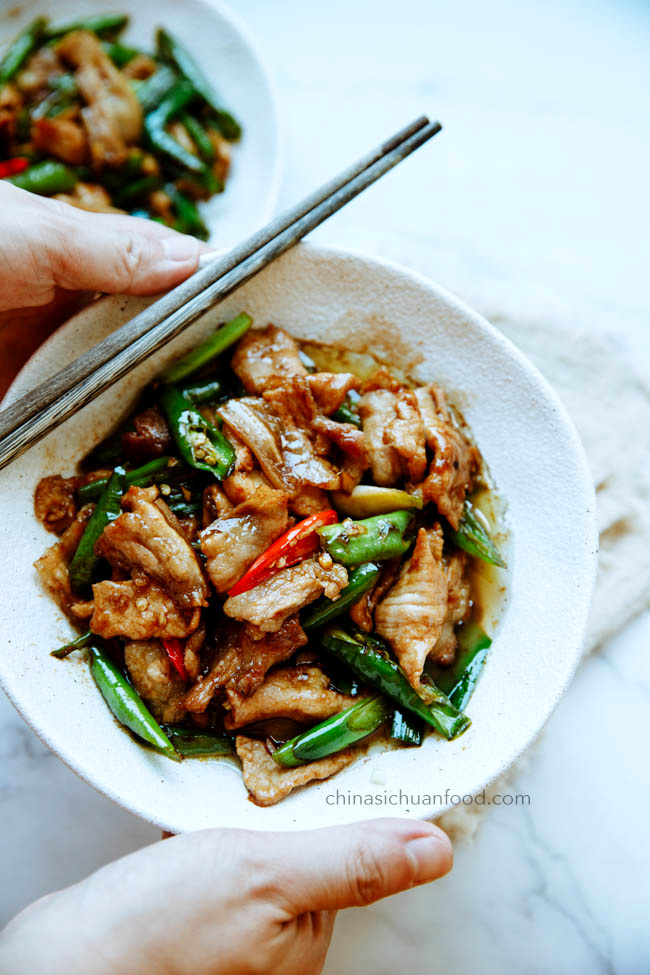 Hunan pork stir fry|chinasichuanfood.com