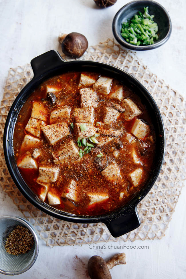 vegan mapo tofu|chinasichuanfood.com