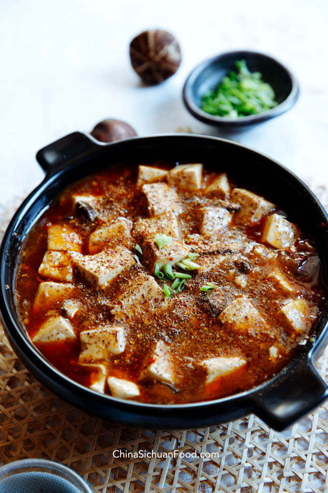 vegan mapo tofu|chinasichuanfood.com