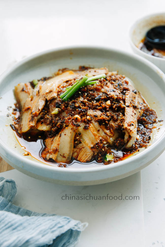 Sichuan pork slices in garlic sauce|chinasichuanfood.com