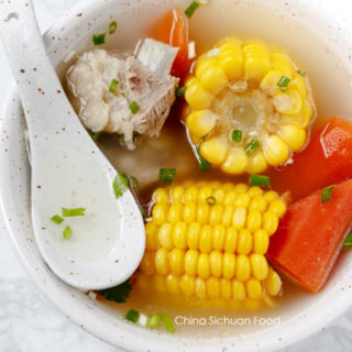 rib and corn soup| chinasichuanfood.com