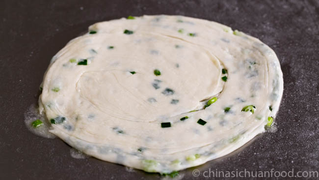 Scallion pancake | chinasichuanfood.com