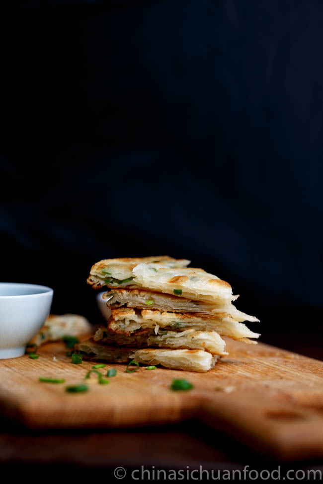 Scallion pancake | chinasichuanfood.com