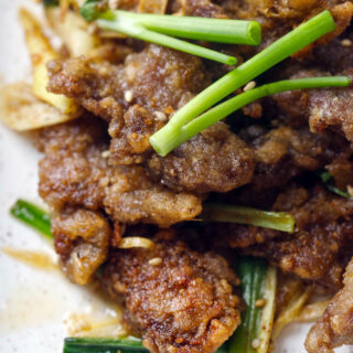 salt and pepper crispy beef|chinasichuanfood.com