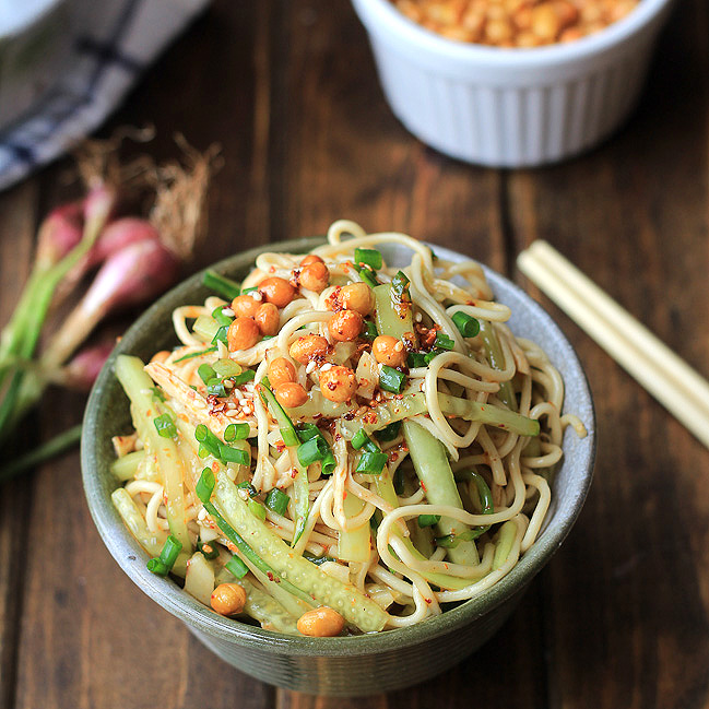 Chicken Noodle Salad- Sichuan Liang Mian