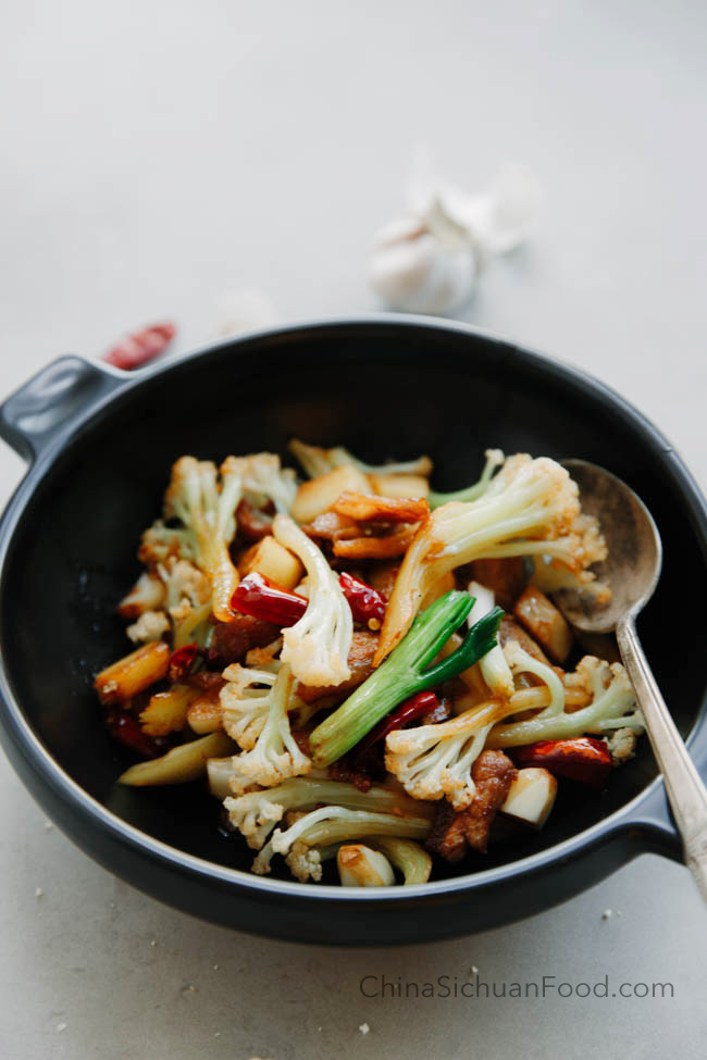 Sichuan dry fried cauliflower-11