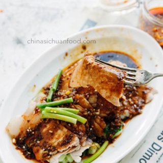 Sichuan pork slices in garlic sauce|chinasichuanfood.com