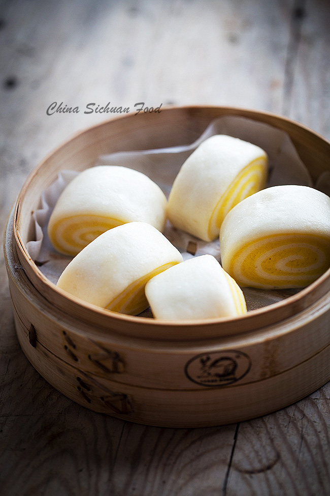 Steamed Pumpkin Buns| chinasichuanfood.com