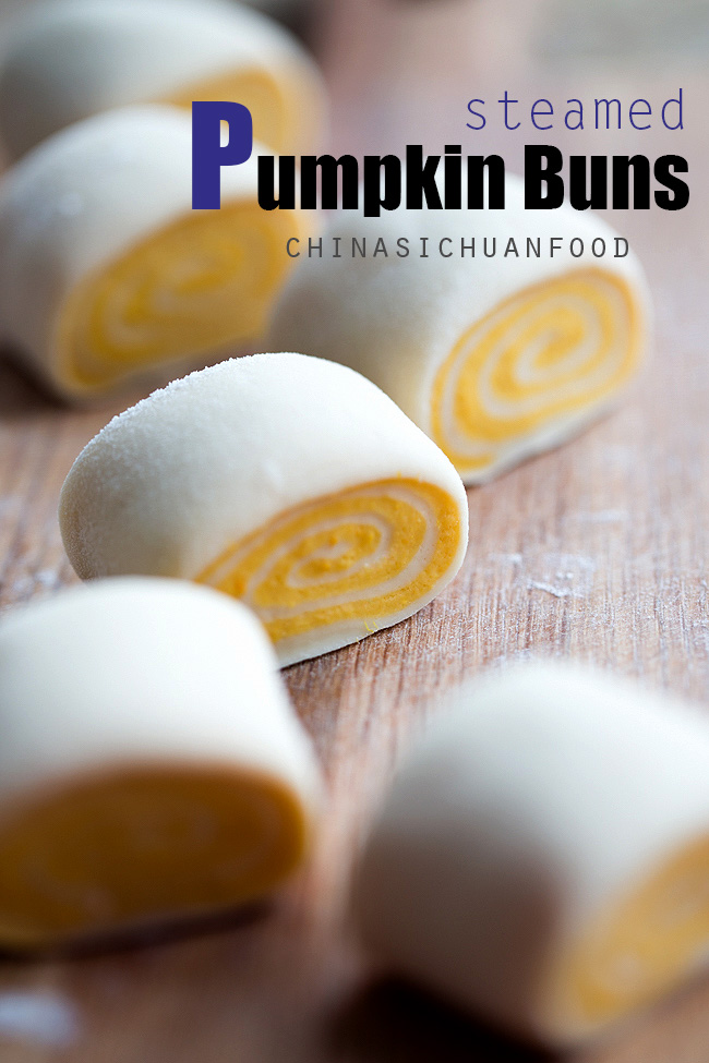 Steamed pumpkin buns