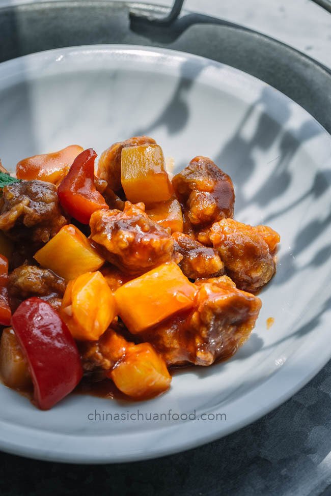 sweet and sour pork|chinasichuanfood.com