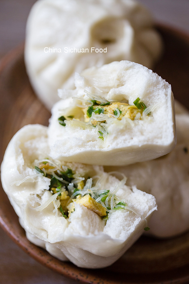 vegetarian steamed buns