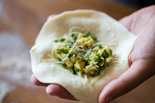 vegetarian steamed buns