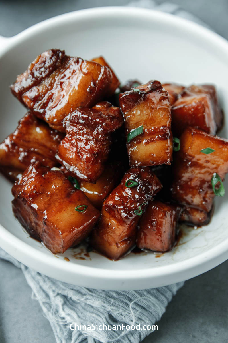 red braised pork belly|chinasichuanfood.com