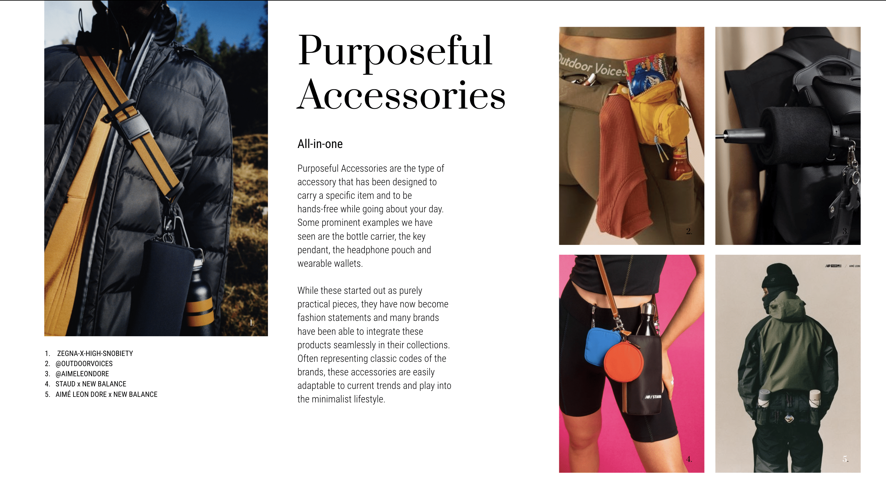 sportswear accessories