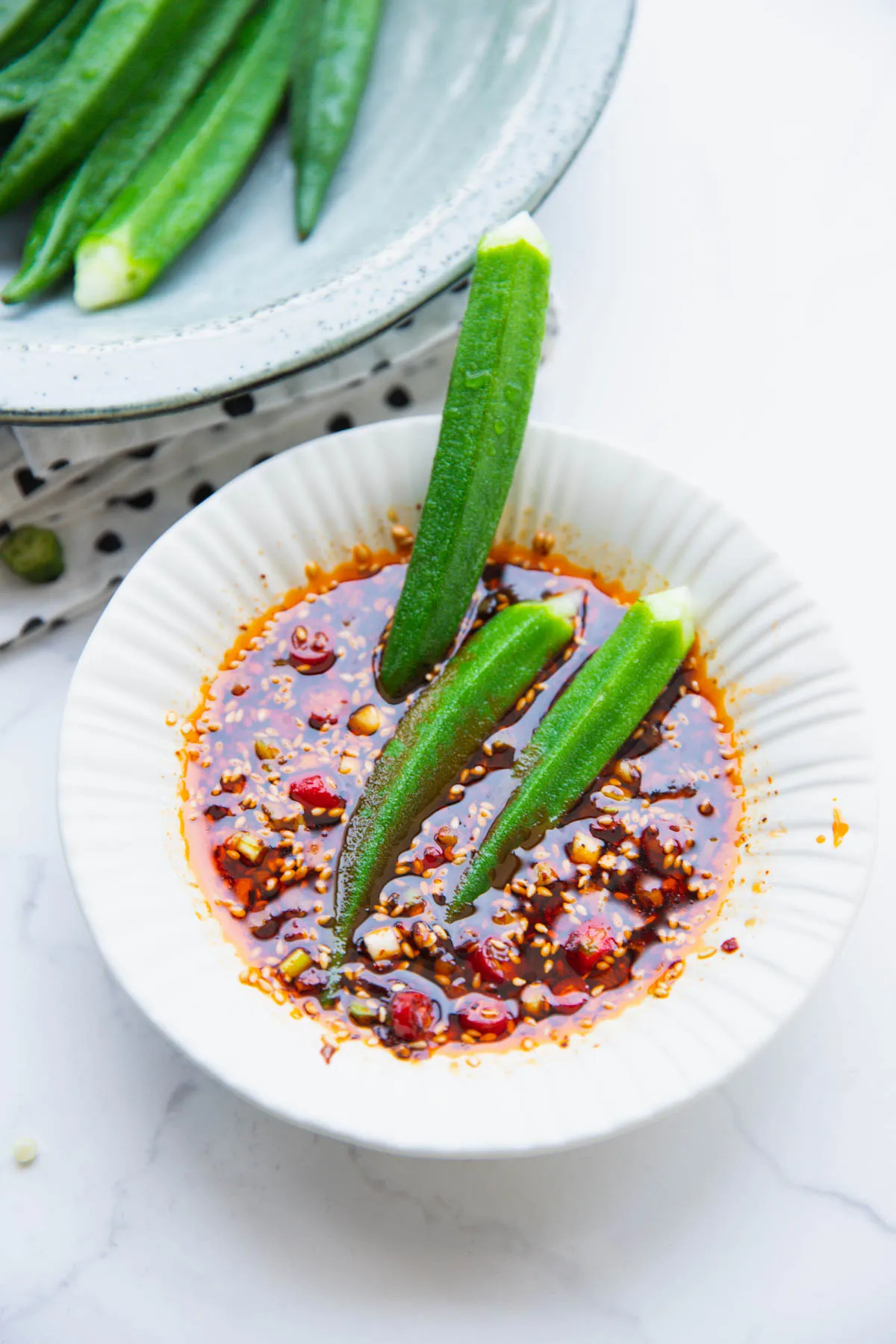 boiled okra|chinasichuanfood.com