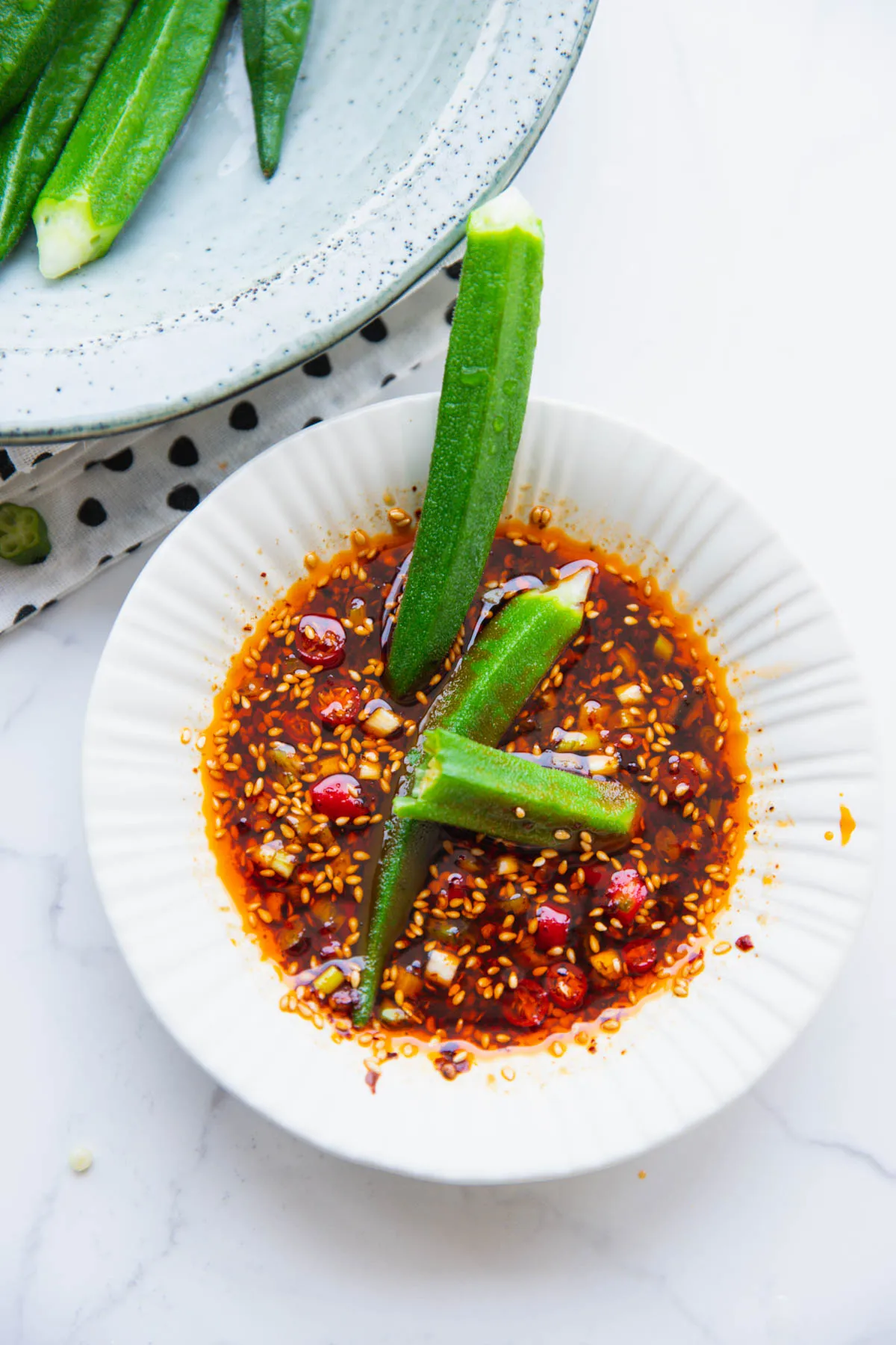 boiled okra|chinasichuanfood.com