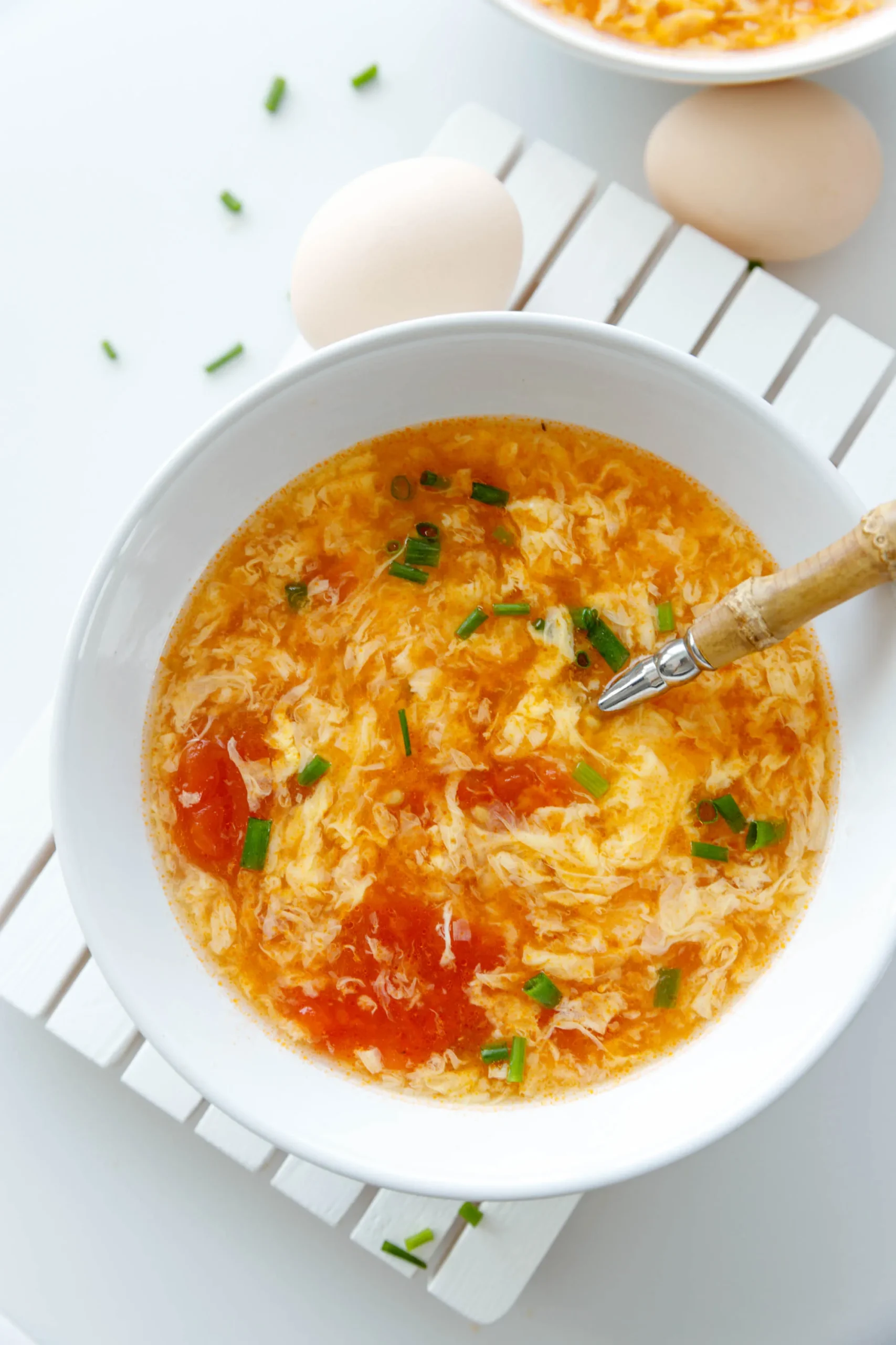 tomato and egg drop soup|chinasichuanfood.com