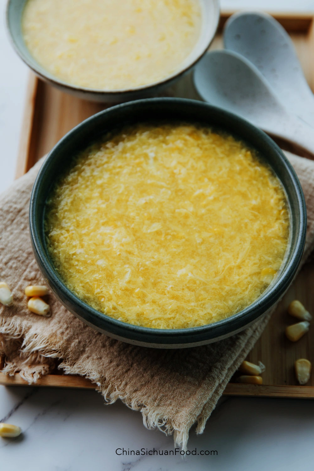 corn egg drop soup|chinasichuanfood.com