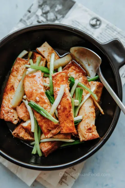 Scallion and Ginger Tofu