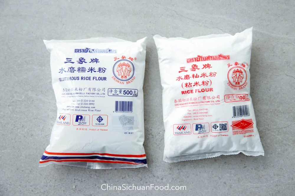 Glutinous rice flour|chinasichuanfood.com