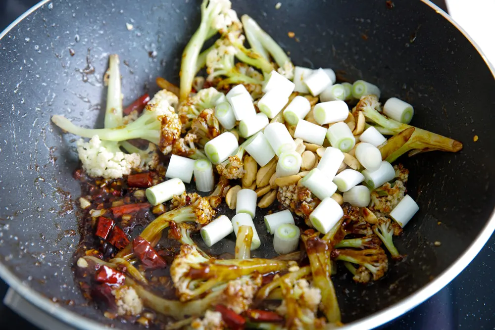 Kung Pao Cauliflower|chinasichuanfood.com