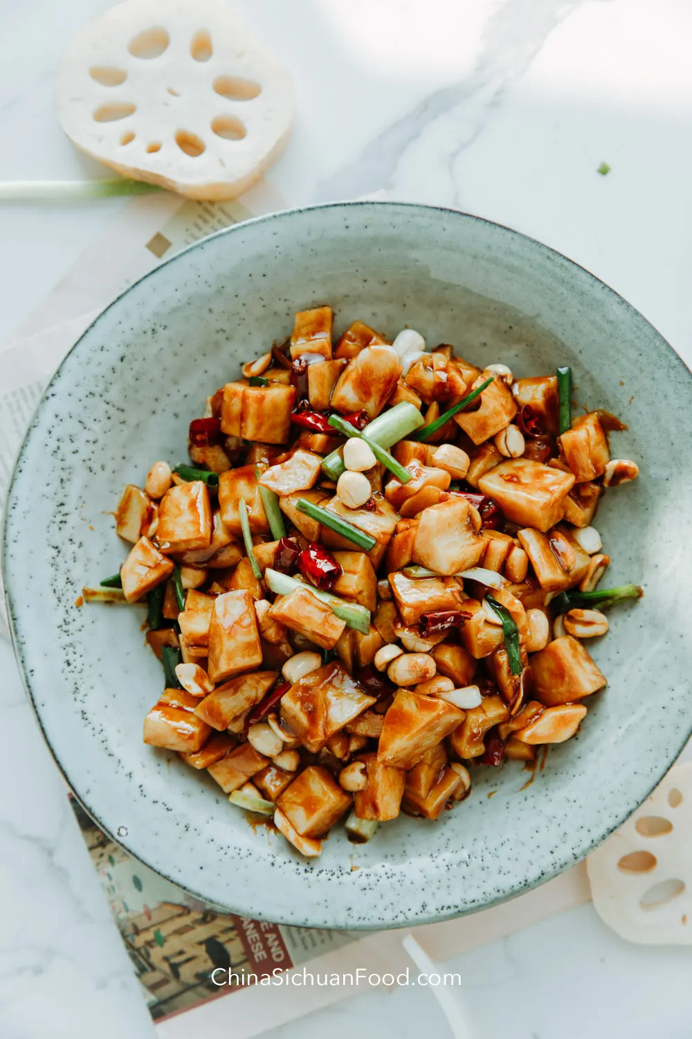 kung pao lotus root|chinasichuanfood.com