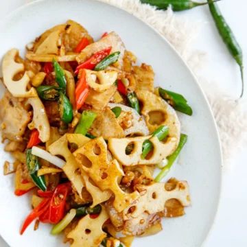 lotus root stir fry|chinasichuanfood.com