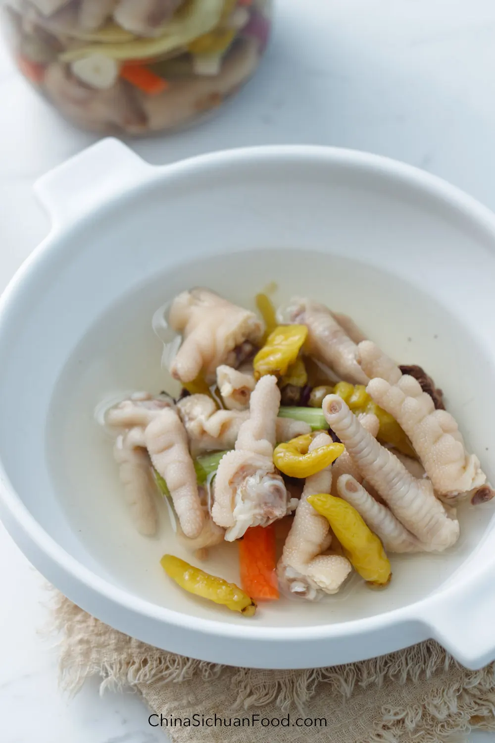 pickled chicken feet|chinasichuanfood.com