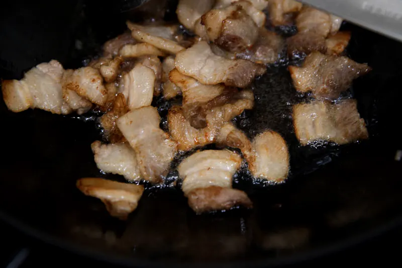 pork and cucumber stir fry-6